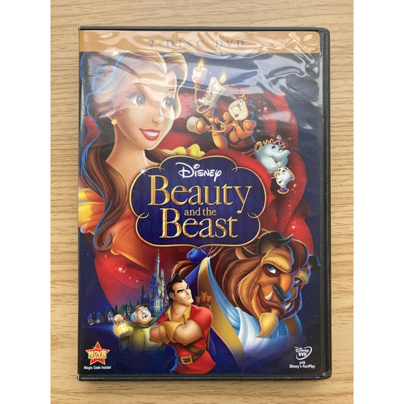 Disney Beauty and the Beast 2 Disc DVD - Picture 1 of 5